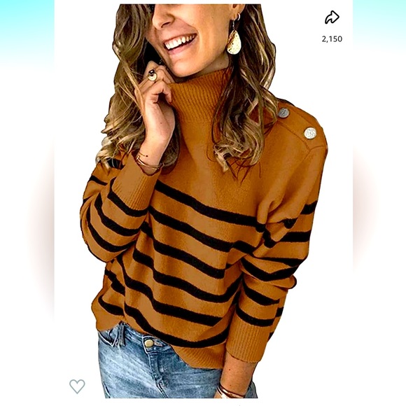 Button neck sweater - Picture 1 of 4